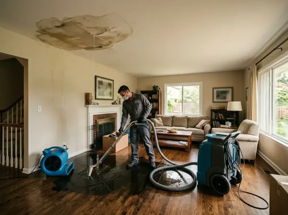 attic-pipe-burst-ceiling-drip-008 — frequently asked questions, Water Damage Restoration & Carpet Care in Sylvania, OH